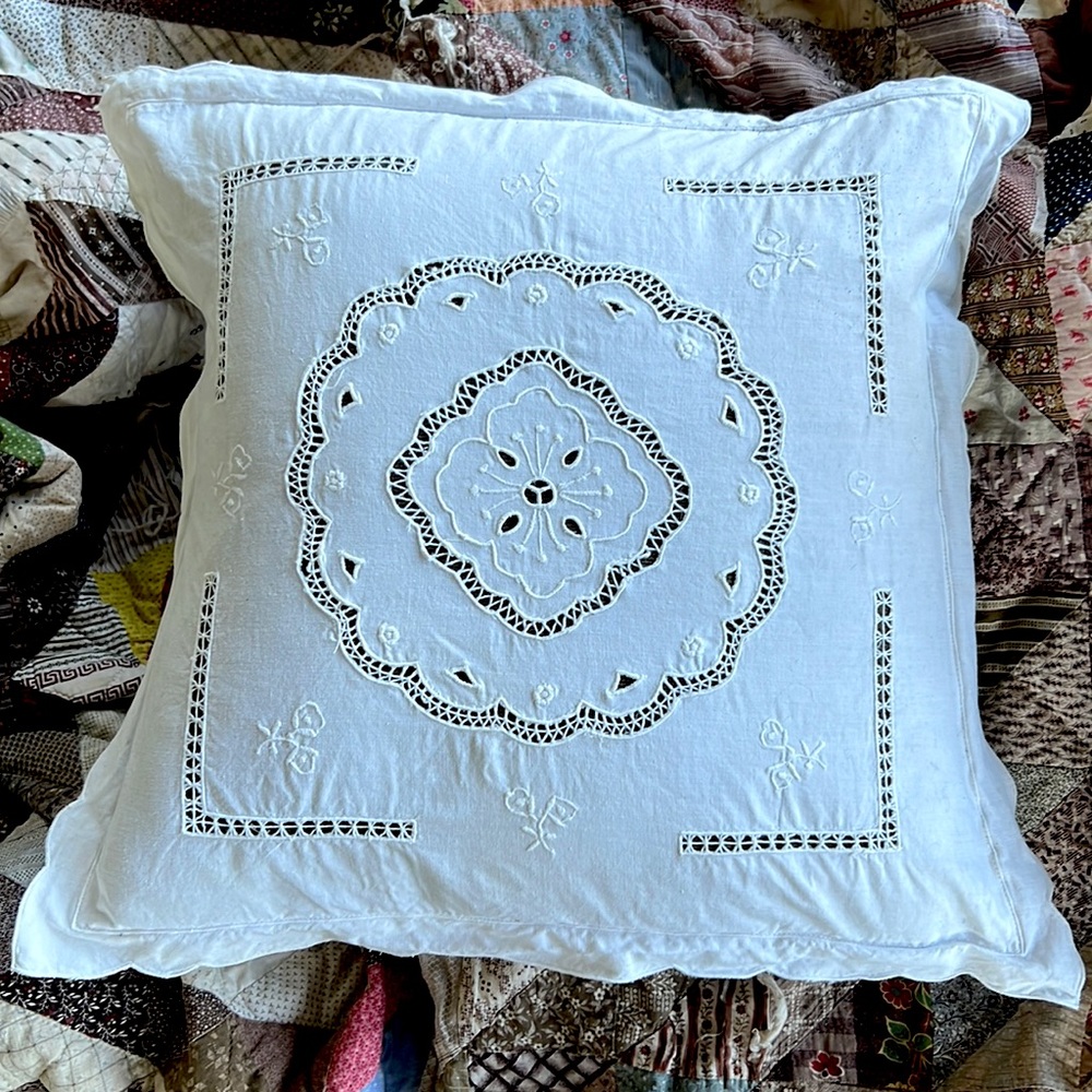 Lace Throw Pillow Cover